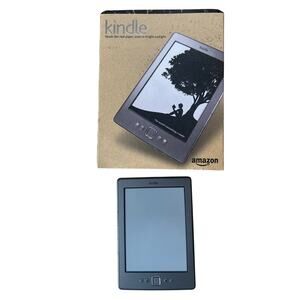 Amazon Kindle 6in E Ink Reader D01100 Gray Wi-Fi Boxed Includes Original Box